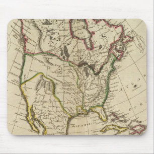 Tapis De Souris Carte de l'Amérique du Nord 2