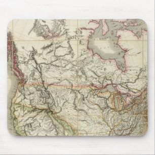 Tapis De Souris Carte de l'Amérique du Nord 4