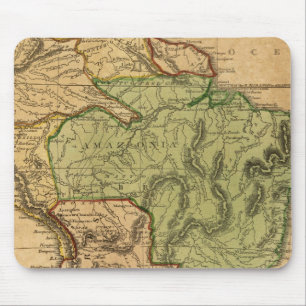 Tapis De Souris Carte de l'Amérique du Sud par Worcester