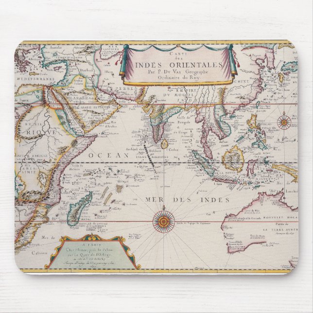 Tapis De Souris Carte de l'Asie du Sud-Est (Devant)