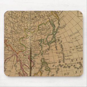 Tapis De Souris Carte de l'Atlas asiatique