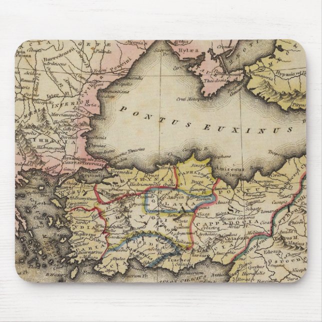 Tapis De Souris Carte de l'Atlas du Moyen-Orient (Devant)