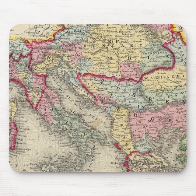 Tapis De Souris Carte De L'Empire Autrichien (Devant)