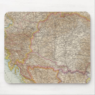 Tapis De Souris Carte de l'empire hongrois d'Autriche
