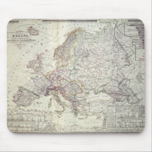Tapis De Souris Carte de l'Europe, 1841