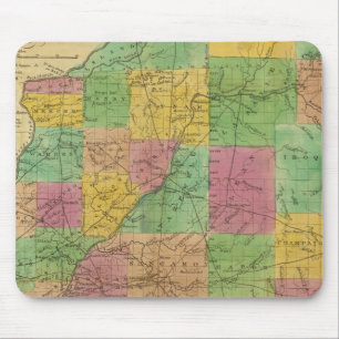 Tapis De Souris Carte de l'Illinois