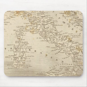 Tapis De Souris Carte de l'Italie par Arrowsmith