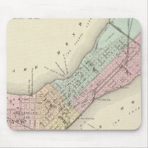 Tapis De Souris Carte de Madison, Wisconsin