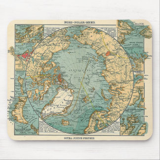 Tapis De Souris Carte de Pôle Nord