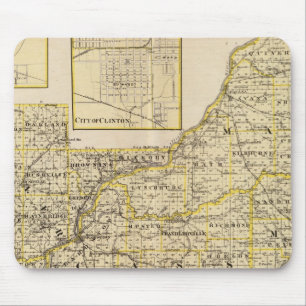 Tapis De Souris Carte de Schuyler, Mason, Brown