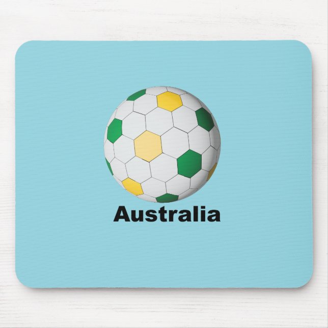 Tapis De Souris Carte de souris australienne de football (Devant)