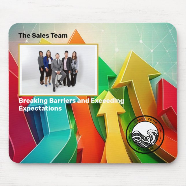 Tapis De Souris Carte de souris cadeau d'entreprise (Ventes) (Devant)