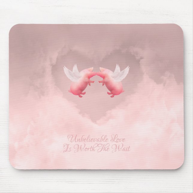 Tapis De Souris Carte de souris d'amour incroyable (Devant)