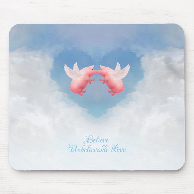 Tapis De Souris Carte de souris d'amour incroyable (Devant)