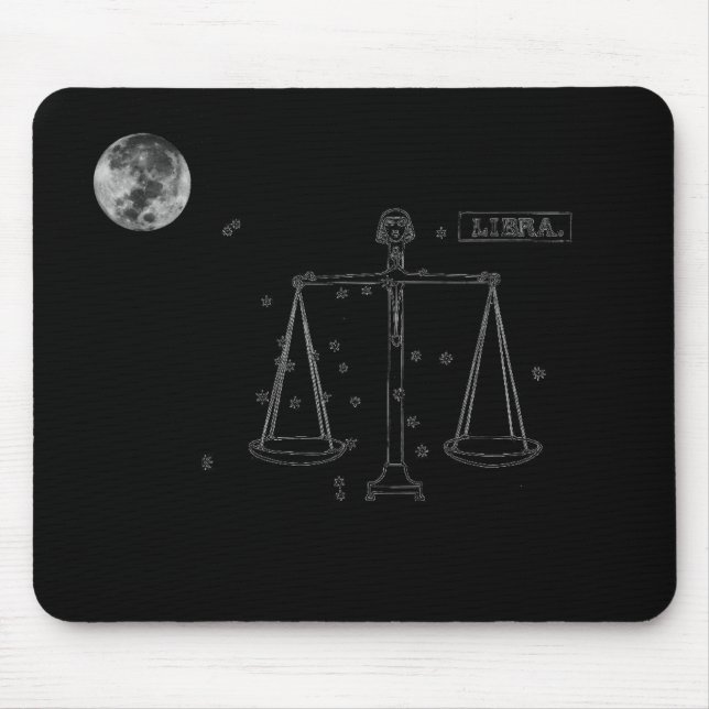 Tapis De Souris Carte de souris Libra (Devant)