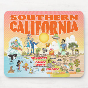 Tapis De Souris Carte de souris SoCal Ultimate