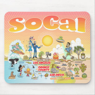 Tapis De Souris Carte de souris SoCal Ultimate