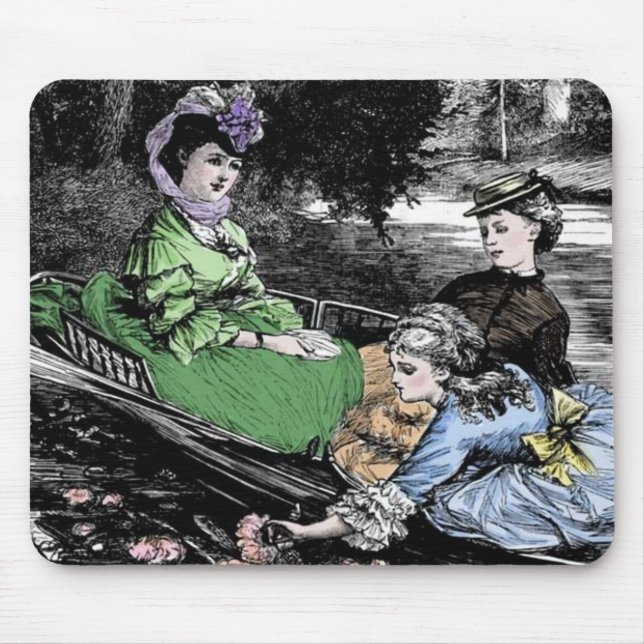 Tapis De Souris Carte de souris victorienne (Devant)