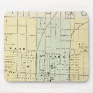 Tapis De Souris Carte de Springfield City