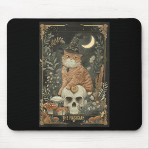 Tapis De Souris Carte de Tarot Chat Cute Cute Gothique Cottagecore