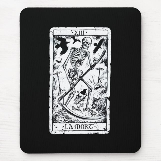 Tapis De Souris Carte de tarot de Mort de La (Devant)