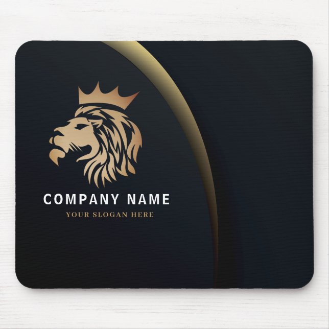 Tapis De Souris Carte de visite de logo professionnel élégant (Devant)
