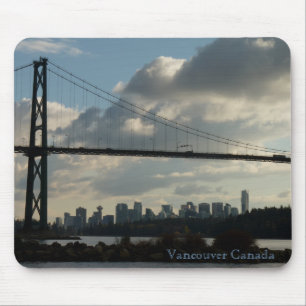 Tapis De Souris Carte de voeux Vancouver Canada Souvenir Vancouver