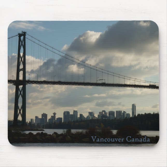 Tapis De Souris Carte de voeux Vancouver Canada Souvenir Vancouver (Devant)