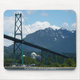 Tapis De Souris Carte de voeux Vancouver Canada Souvenir Vancouver