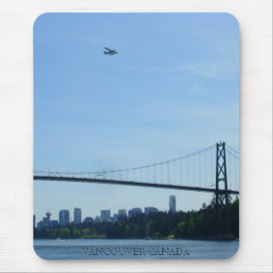 Tapis De Souris Carte de voeux Vancouver Canada Souvenir Vancouver