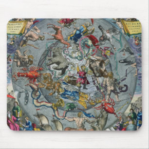 Tapis De Souris Carte des constellations du du nord