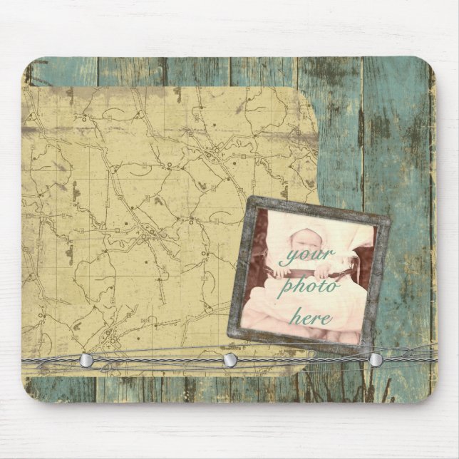 Tapis De Souris Carte des planiers robustes Mousepad (Devant)