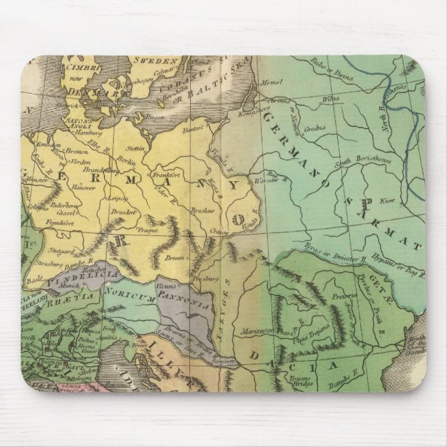 Tapis De Souris Carte des provinces de l'Empire romain (Devant)