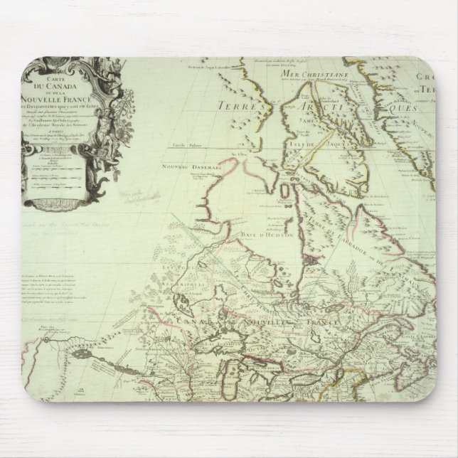 Tapis De Souris Carte du Canada (Devant)