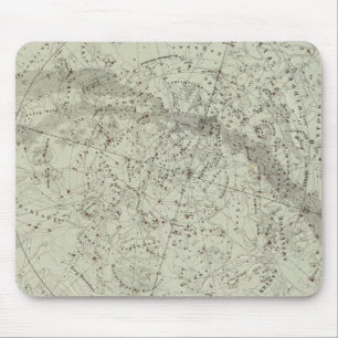 Tapis De Souris Carte du ciel nocturne du nord