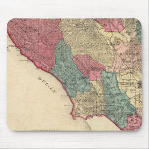 Tapis De Souris Carte du comté de Sonoma en Californie