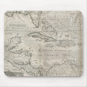 Tapis De Souris Carte du des Caraïbes 1715