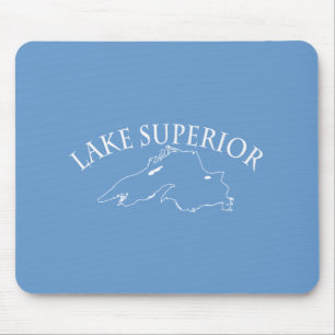 Tapis De Souris Carte du lac Supérieur