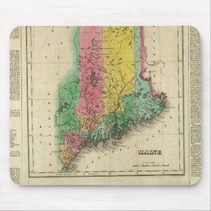 Tapis De Souris Carte Du Maine