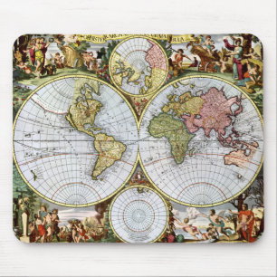 Tapis De Souris Carte du monde