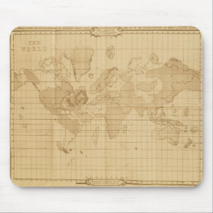 Tapis De Souris Carte du monde