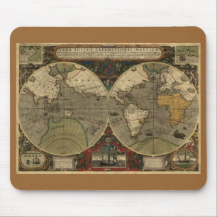 Tapis De Souris Carte du monde antique