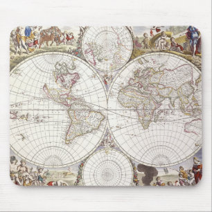 Tapis De Souris Carte du monde d'atlas Maior