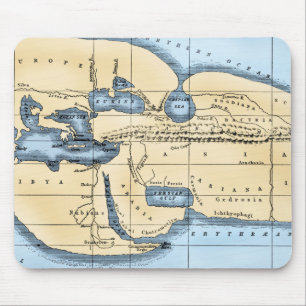 TAPIS DE SOURIS CARTE DU MONDE : ERATOSTHENES