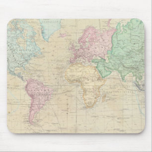 Tapis De Souris Carte du monde historique 2