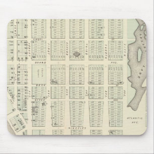 Tapis De Souris Carte du parc Asbury, comté de Monmouth, New Jers