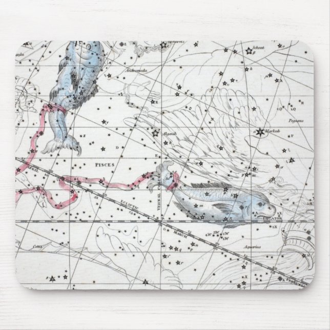Tapis De Souris Carte du plat XXII de constellations (Devant)