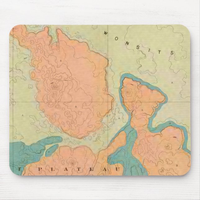 Tapis De Souris Carte Du Plateau D'Uinkaret (Devant)