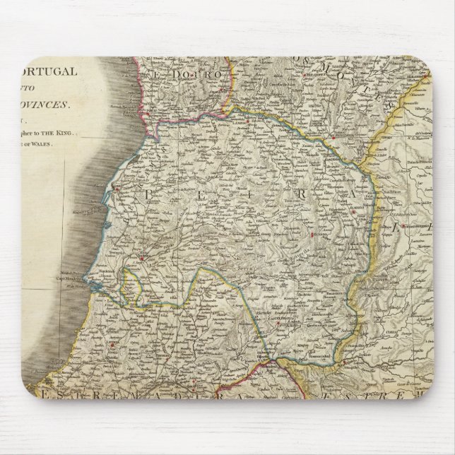 Tapis De Souris Carte du Portugal (Devant)