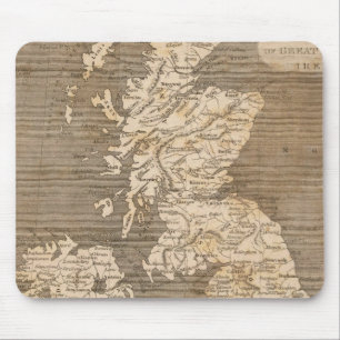 Tapis De Souris Carte du Royaume-Uni par Arrowsmith